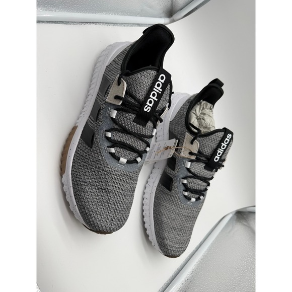 Adidas Men's Kaptir 4.0 Sportswear Shoes Men's Size 11 White/Black/Gum - Picture 5 of 7